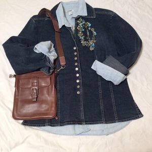 A.M.I Small Dark Blue Denim Jacket